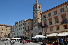 Three Martyrs Square, Rimini, Italy